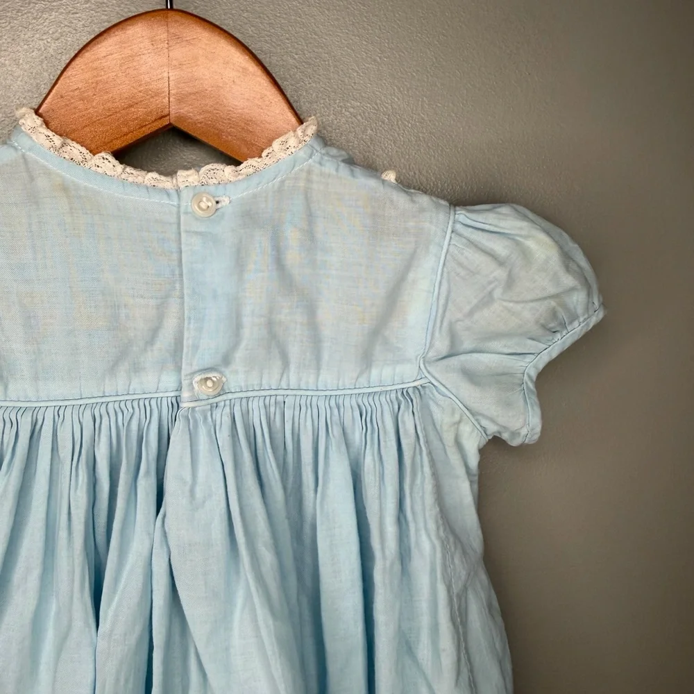Nanette Originals Vintage 1950s - 1960s Baby Blue Babe Frock Dress
